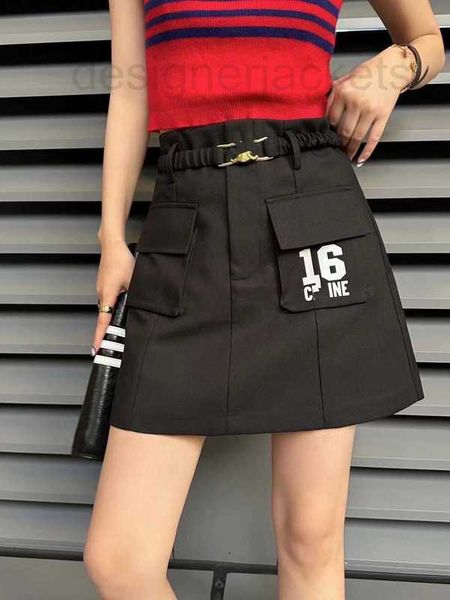 skirts designer 2023 summer high waist swivel door belt, age reducing versatile casual slim work dress pocket half skirt qjag, Black
skirts designer 2023 summer high waist swivel door belt, age reducing versatile casual slim work dress pocket half skirt qjag, Black