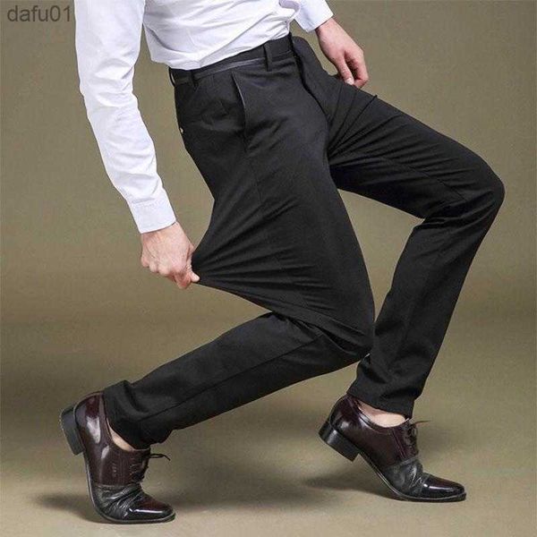 high stretch men's classic pants summer autumn casual pants elastic high waist jogger trousers male business pants dropshipping l230520, Black
high stretch men's classic pants summer autumn casual pants elastic high waist jogger trousers male business pants dropshipping l230520, Black