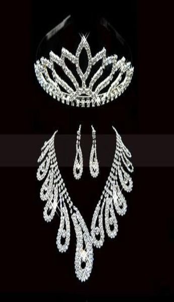2019 selling charming wedding bridal bridesmaids rhinestone necklace earrings crown jewelry set 6002123, White
2019 selling charming wedding bridal bridesmaids rhinestone necklace earrings crown jewelry set 6002123, White