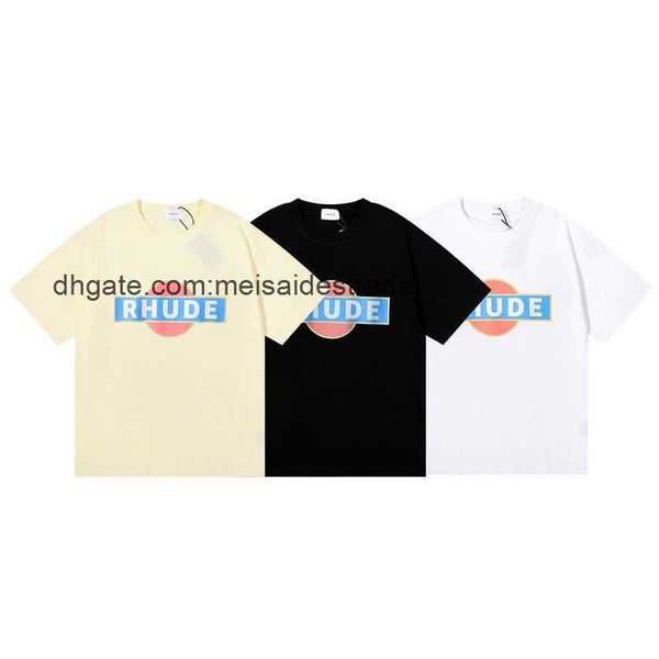designer t shirt fashion brand rhudes vintage racer simple printing loose casual short-sleeved t-shirt for men and women, White;black
designer t shirt fashion brand rhudes vintage racer simple printing loose casual short-sleeved t-shirt for men and women, White;black