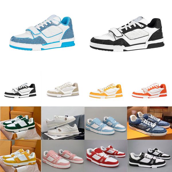luxury designer casual shoes logo embossed trainer sneaker triple white pink sky blue black green yellow denim low mens sneakers women train
luxury designer casual shoes logo embossed trainer sneaker triple white pink sky blue black green yellow denim low mens sneakers women train