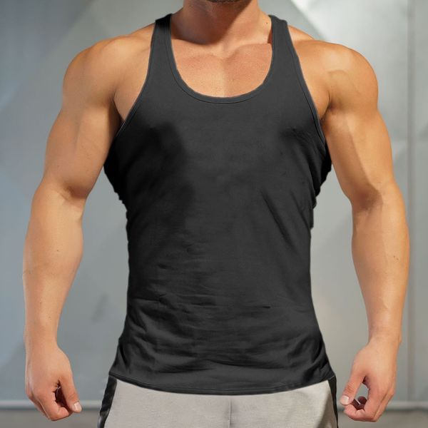brand gyms vest mens sleeveless shirt bodybuilding fitness tank male singlets casual undershirt muscle homme xxl, White;black
brand gyms vest mens sleeveless shirt bodybuilding fitness tank male singlets casual undershirt muscle homme xxl, White;black
