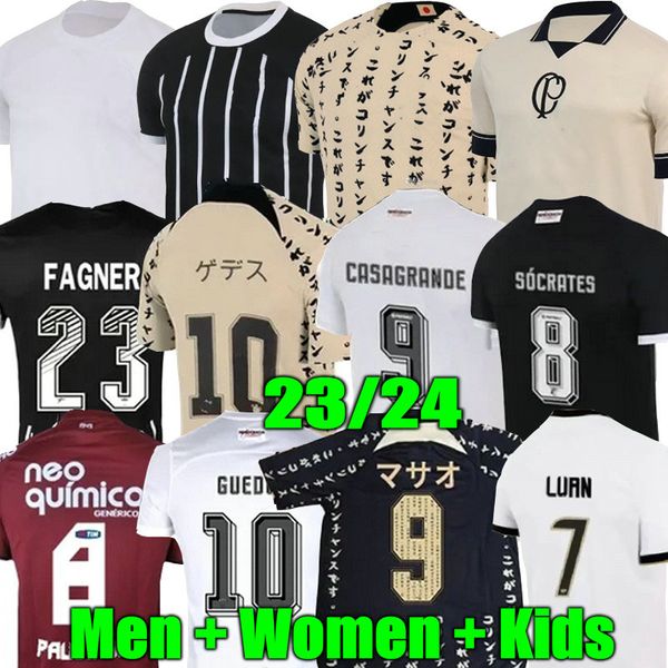 2023 2024 corinthian soccer jerseys home away yuri alberto paulinho 22 23 camisetas de footb manto do special guedes club men women kids foo, Black;yellow 
2023 2024 corinthian soccer jerseys home away yuri alberto paulinho 22 23 camisetas de footb manto do special guedes club men women kids foo, Black;yellow