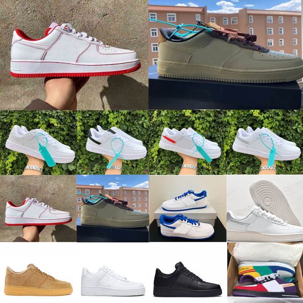 fashion forces low mens women casual shoes airs high 1 one triple white black wheat utility shadow 1s classic 1 07 ''af1'
fashion forces low mens women casual shoes airs high 1 one triple white black wheat utility shadow 1s classic 1 07 ''af1'