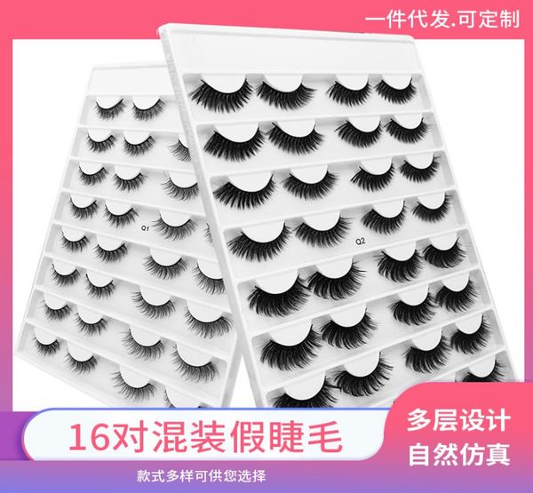 3d faux mink strip eyelashes custom lash packaging lashbook 16 pairs dramatic fluffy lashes faux mink lashes8701098
3d faux mink strip eyelashes custom lash packaging lashbook 16 pairs dramatic fluffy lashes faux mink lashes8701098
