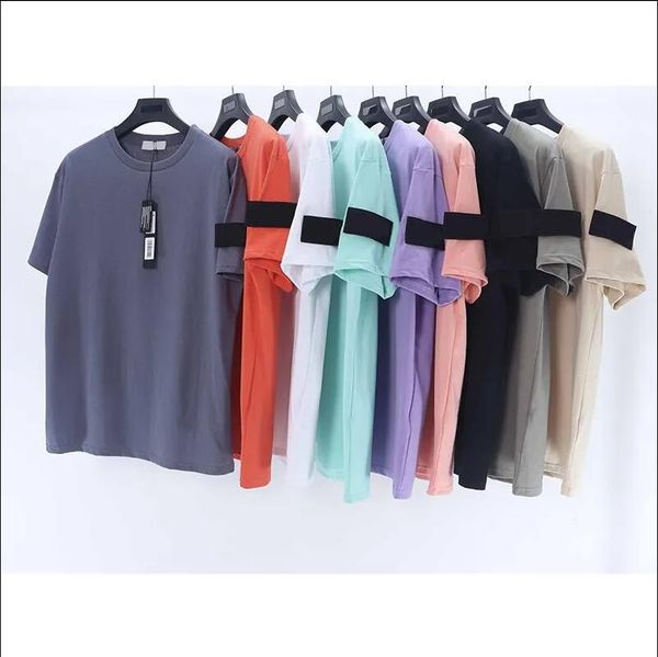 ins tide stone solid color island men's t-shirts round neck pullover shoort sleeved fashion loose bottoming tee, White;black
ins tide stone solid color island men's t-shirts round neck pullover shoort sleeved fashion loose bottoming tee, White;black