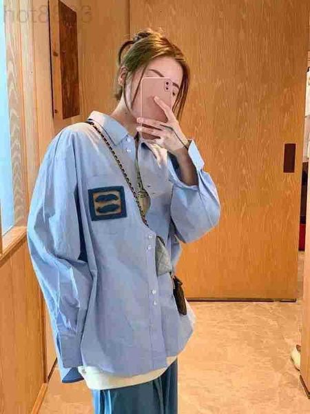 women's blouses & shirts designer 2023 new spring vintage striped casual round neck shirt for women lazy and loose fitting c9a5, White
women's blouses & shirts designer 2023 new spring vintage striped casual round neck shirt for women lazy and loose fitting c9a5, White