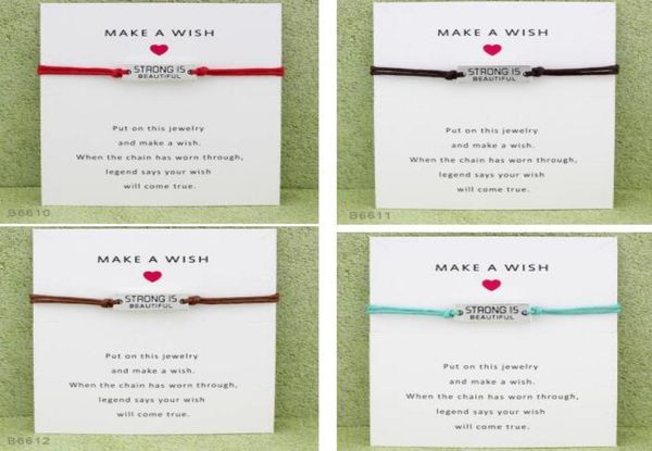 new strong is beautiful charm wish bracelets gift card girls friendship infinity adjustable wrap bangle women inspirational jewelr1241444, Golden;silver
new strong is beautiful charm wish bracelets gift card girls friendship infinity adjustable wrap bangle women inspirational jewelr1241444, Golden;silver