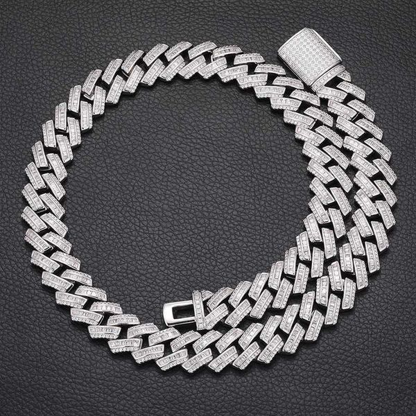 customized 16mm sterling silver vvs baguette moissanite diamond cuban chain for men's hiphop life
customized 16mm sterling silver vvs baguette moissanite diamond cuban chain for men's hiphop life