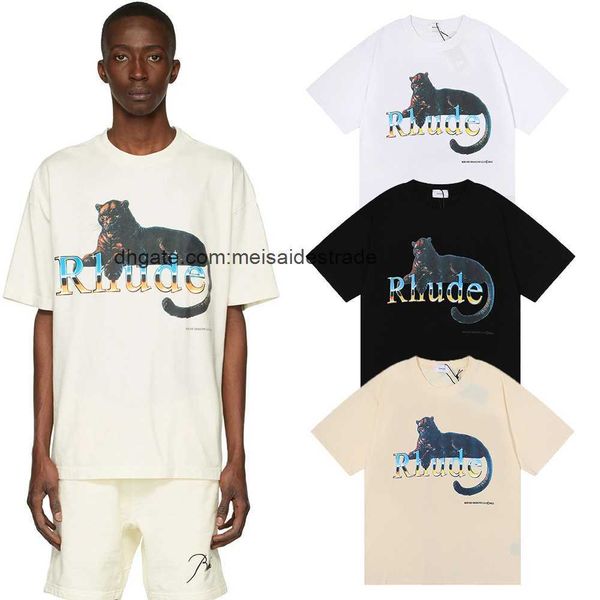 designer t shirt 2022 summer new los angeles niche trend clothing rhudes panther print large loose short sleeve t-shirt, White;black
designer t shirt 2022 summer new los angeles niche trend clothing rhudes panther print large loose short sleeve t-shirt, White;black