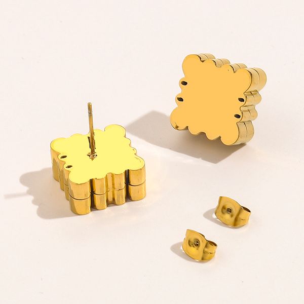 18k gold plated luxury brand designers letters ear stud stainless steel flower geometric famous women steel seal print earring wedding party, Golden;silver
18k gold plated luxury brand designers letters ear stud stainless steel flower geometric famous women steel seal print earring wedding party, Golden;silver