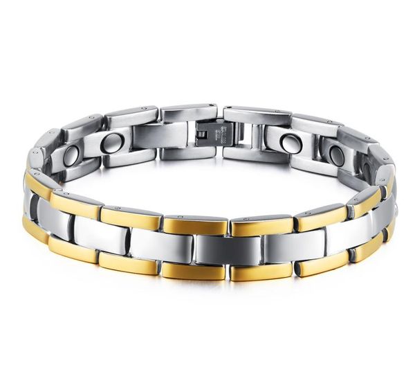 mens titanium steel magnetic therapy power health care cuff bangle bracelet silver gold chain for men friendship gift2314139, Black
mens titanium steel magnetic therapy power health care cuff bangle bracelet silver gold chain for men friendship gift2314139, Black
