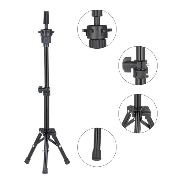 salon false head holder clamp adjustable hairdressing wig tripod training holder mannequin head wig stands tools 
salon false head holder clamp adjustable hairdressing wig tripod training holder mannequin head wig stands tools