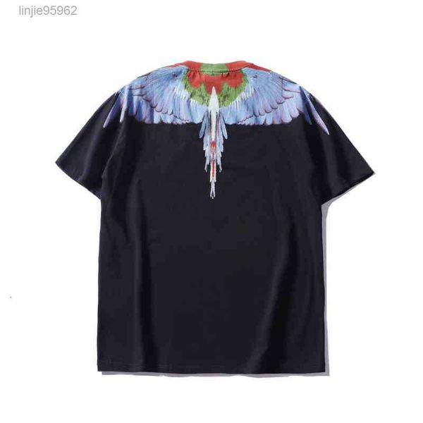 student kan ye marcelo early generation wing short sleeve t-shirt tide brand round neck large summer couple, White;black
student kan ye marcelo early generation wing short sleeve t-shirt tide brand round neck large summer couple, White;black