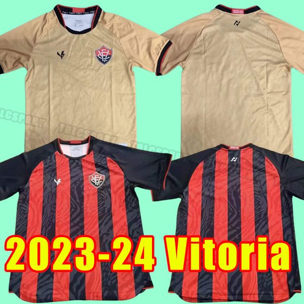 23/24 esporte clube vitoria men women soccer jerseys roberto jadson eduardo santos home football shirts short sleeve uniforms away, Black;yellow
23/24 esporte clube vitoria men women soccer jerseys roberto jadson eduardo santos home football shirts short sleeve uniforms away, Black;yellow