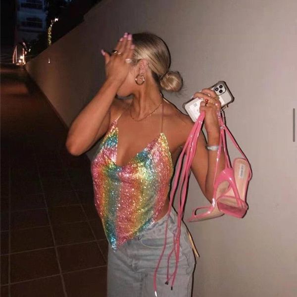 t-shirt women elegant crop fashion backless diamonds sequins bling rhinestones solid casual nightclub female clothes, White
t-shirt women elegant crop fashion backless diamonds sequins bling rhinestones solid casual nightclub female clothes, White