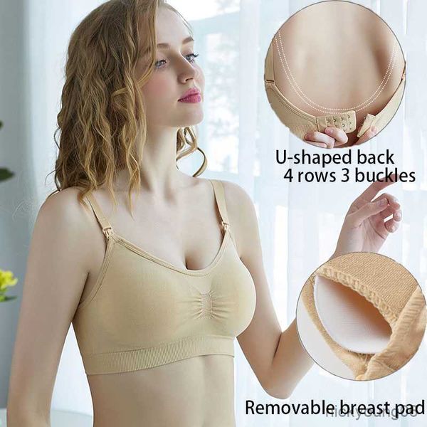 maternity intimates bra plus size breastfeeding breathable women underwear sagging maternal support pregnant clothing, White
maternity intimates bra plus size breastfeeding breathable women underwear sagging maternal support pregnant clothing, White