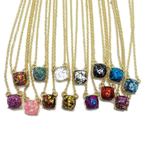 new simple glitter square pendant cute more colors elegant necklace sweet girl fashion necklace4767451, Silver
new simple glitter square pendant cute more colors elegant necklace sweet girl fashion necklace4767451, Silver