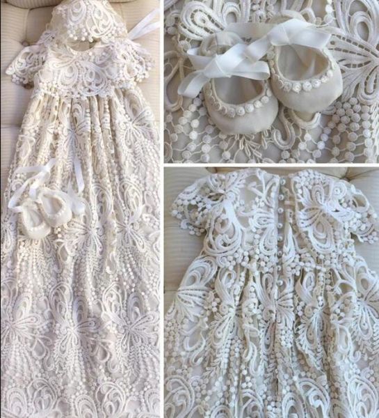 lace 2020 christening baptism gowns for baby girls floral appliqued a line christening gown set with bonnet first communication dr7024798, White
lace 2020 christening baptism gowns for baby girls floral appliqued a line christening gown set with bonnet first communication dr7024798, White