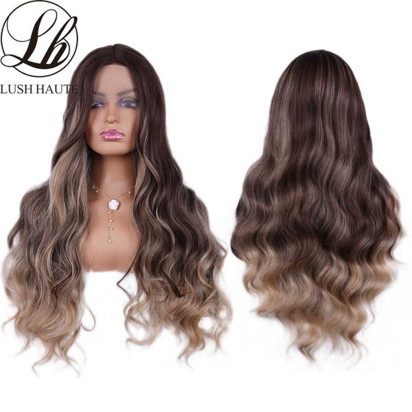 long wavy brown to blonde lace wigs 13x4x1 t part lace wigs synthetic natural daily dark roots heat resistant fiber wigs 230524, Black;brown
long wavy brown to blonde lace wigs 13x4x1 t part lace wigs synthetic natural daily dark roots heat resistant fiber wigs 230524, Black;brown