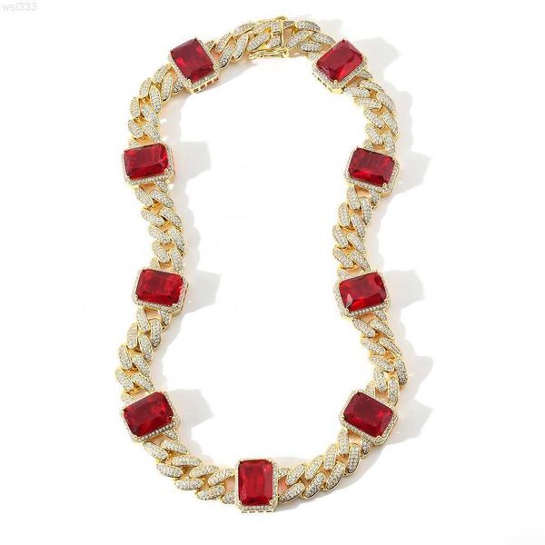 iceman jewelry red gemstone 18k gold cuban link stone necklace birth stone cuban link chain necklace men, Silver
iceman jewelry red gemstone 18k gold cuban link stone necklace birth stone cuban link chain necklace men, Silver