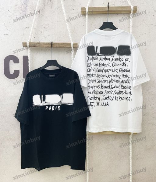 xinxinbuy men designer tee t shirt 23ss paris letter graffiti print pattern short sleeve cotton women white black m-2xl, Black;brown
xinxinbuy men designer tee t shirt 23ss paris letter graffiti print pattern short sleeve cotton women white black m-2xl, Black;brown