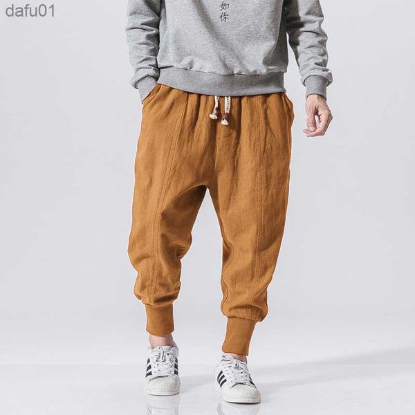 mrgb 2023 chinese style men cotton linen harem pants streetwear man casual joggers harajuku elastic waist male oversized trouser l230520, Black
mrgb 2023 chinese style men cotton linen harem pants streetwear man casual joggers harajuku elastic waist male oversized trouser l230520, Black