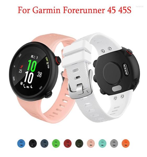 watch bands silicone watchband strap for garmin forerunner 45 45s band sport bracelet fashion replacement wristband correa forerun4905188, Black;brown
watch bands silicone watchband strap for garmin forerunner 45 45s band sport bracelet fashion replacement wristband correa forerun4905188, Black;brown