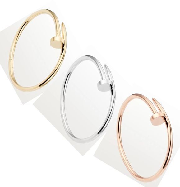 3colors luxury bangle bracelets nail bracelet for men bangles women diamond titanium steel 18k goldplated charms designer jewelry3498233, Black
3colors luxury bangle bracelets nail bracelet for men bangles women diamond titanium steel 18k goldplated charms designer jewelry3498233, Black