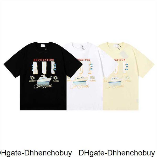 mens tshirt usa brand rhude tee yacht printing pure cotton short sleeve fashion street casual male and female students same round neck t-shi, White;black
mens tshirt usa brand rhude tee yacht printing pure cotton short sleeve fashion street casual male and female students same round neck t-shi, White;black