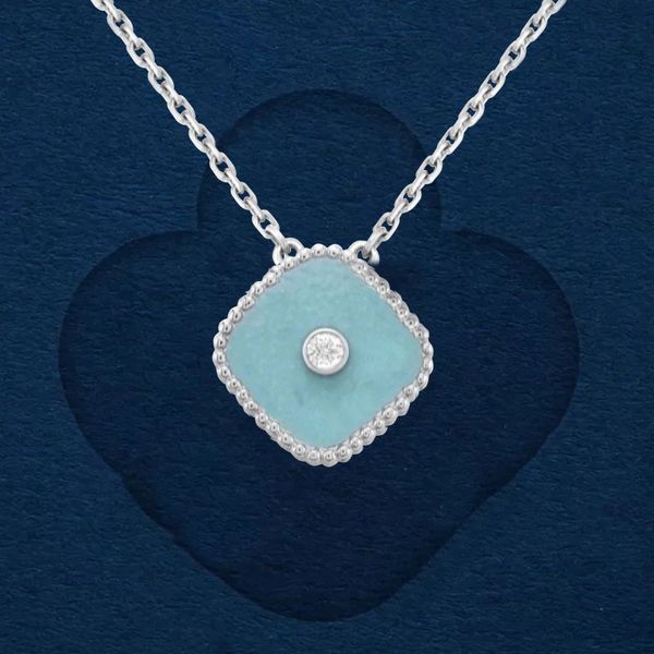 designer large floral four-leaf clover necklace van luxury brand four-leaf clover pendant necklace non-tarnish, Silver
designer large floral four-leaf clover necklace van luxury brand four-leaf clover pendant necklace non-tarnish, Silver