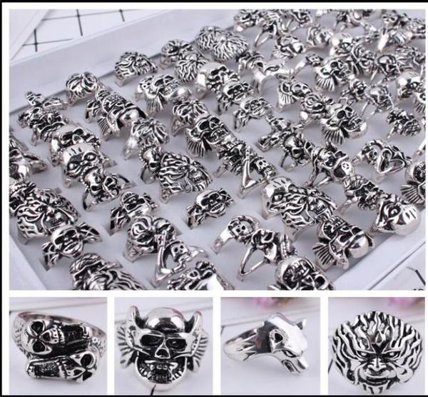 mixed 20pcs uality gothic punk assorted whole lots skull style bikers men039s vintage tibetan rings 16529351287, Silver
mixed 20pcs uality gothic punk assorted whole lots skull style bikers men039s vintage tibetan rings 16529351287, Silver