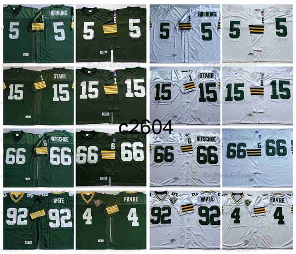 c2604 vintage mens 4 brett favre 15 bart starr football jerseys 66 ray nitschke 92 reggie white 1969 stitched shirts 75th embroidery green m, Black
c2604 vintage mens 4 brett favre 15 bart starr football jerseys 66 ray nitschke 92 reggie white 1969 stitched shirts 75th embroidery green m, Black