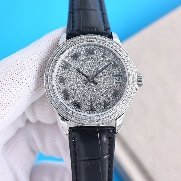 diamond women watch 33mm automatic mechanical movement watch fashion waterproof business designer watches montre luxes, Slivery;brown
diamond women watch 33mm automatic mechanical movement watch fashion waterproof business designer watches montre luxes, Slivery;brown