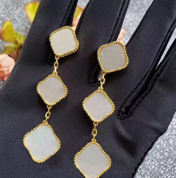 three flowers 4four leaf clover charm stud earrings back motherofpearl silver 18k gold plated agate for womengirls valentine3878483, Golden
three flowers 4four leaf clover charm stud earrings back motherofpearl silver 18k gold plated agate for womengirls valentine3878483, Golden