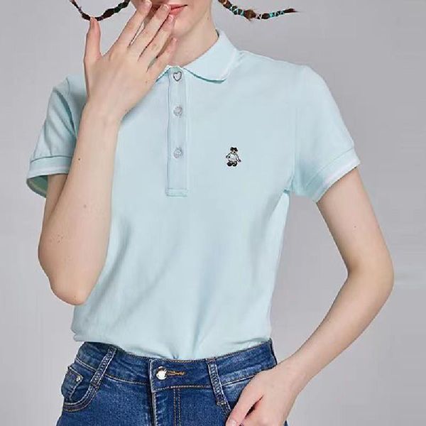pants bear women's short sleeved 2022 summer new polo tshirt women's design sense is small versatile and thin fashion, Black
pants bear women's short sleeved 2022 summer new polo tshirt women's design sense is small versatile and thin fashion, Black
