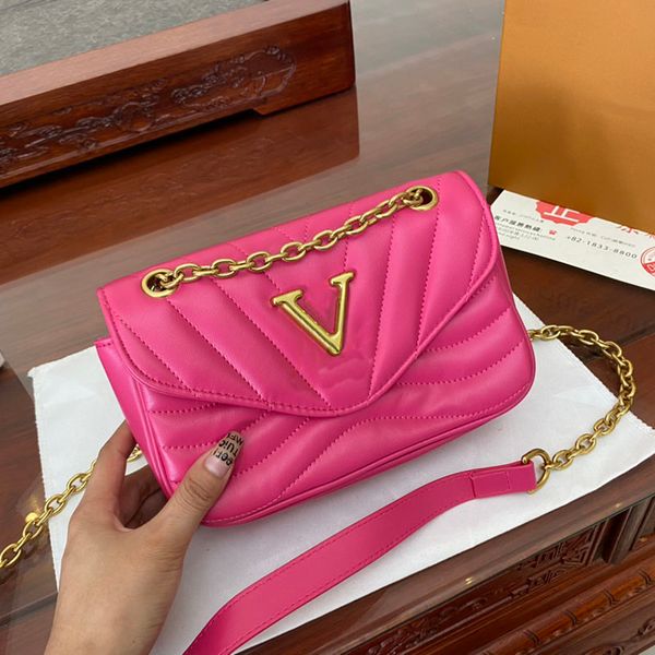 famous designer woman bag shoulder bags new wave wallet purse original box genuine leather crossbody metal chain high grade quality handbag
famous designer woman bag shoulder bags new wave wallet purse original box genuine leather crossbody metal chain high grade quality handbag