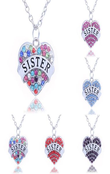 mother day gift mom daughter sister grandma nana aunt family necklace crystal heart pendant rhinestone women jewelry1198136, White 
mother day gift mom daughter sister grandma nana aunt family necklace crystal heart pendant rhinestone women jewelry1198136, White