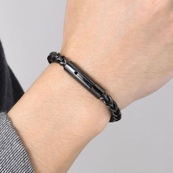 vintage mens bracelet stainless steel dargon bone shaped link chain braid bracelets punk jewelry for men boyfriend yw129br-642, Black
vintage mens bracelet stainless steel dargon bone shaped link chain braid bracelets punk jewelry for men boyfriend yw129br-642, Black