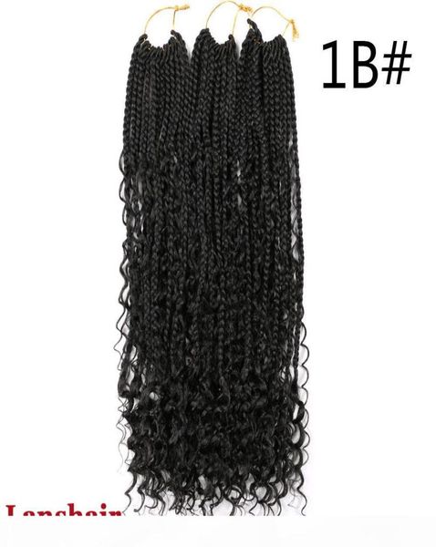 22inch river crochet box braids with curls boho braids 12 strands synthetic goddess box braids 70g pc crochet hair extensions curl5287913, Black
22inch river crochet box braids with curls boho braids 12 strands synthetic goddess box braids 70g pc crochet hair extensions curl5287913, Black