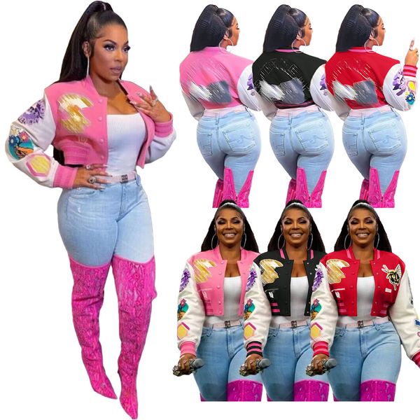 2023 designer brand women's jackets summer y2k baseball uniform coats letters printing short sleeve bright line decoration button whole, Black;brown
2023 designer brand women's jackets summer y2k baseball uniform coats letters printing short sleeve bright line decoration button whole, Black;brown