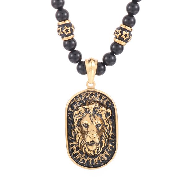 stainless steel biker lion tag pendant necklace ethnic style buddhist glass beads beaded men and women long sweater chain 28inch 115g punk f, Silver
stainless steel biker lion tag pendant necklace ethnic style buddhist glass beads beaded men and women long sweater chain 28inch 115g punk f, Silver