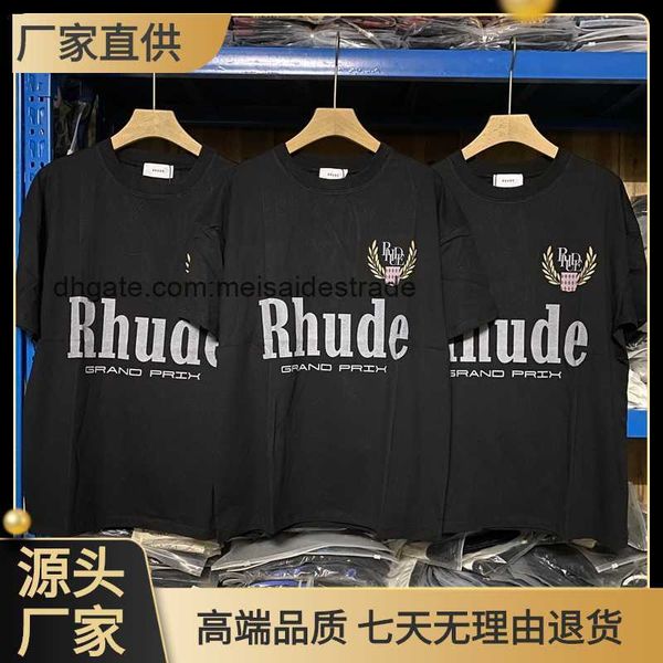 designer t shirt tee rhudes fashion brand high street letter couple loose high street short sleeve t-shirt men, White;black
designer t shirt tee rhudes fashion brand high street letter couple loose high street short sleeve t-shirt men, White;black