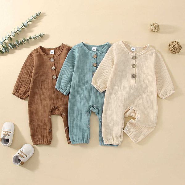 jumpsuits aby autumn clothes infant boys girls rompers solid long sleeve roupas overalls clothing children's bodysuit g220606, Blue
jumpsuits aby autumn clothes infant boys girls rompers solid long sleeve roupas overalls clothing children's bodysuit g220606, Blue