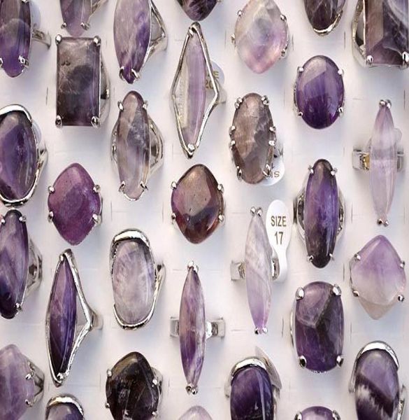 oversize mixed styles lots natural amethyst stones silver tone band rings fashion jewelry r02443761020, Golden;silver
oversize mixed styles lots natural amethyst stones silver tone band rings fashion jewelry r02443761020, Golden;silver