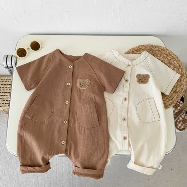 jumpsuits children's bear baby boy simple loose double pocket girl cute embroidered cotton thin jumpsuit g220606, Blue
jumpsuits children's bear baby boy simple loose double pocket girl cute embroidered cotton thin jumpsuit g220606, Blue