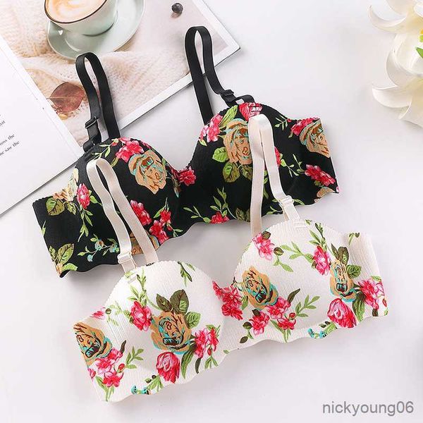 maternity intimates explosive simple british bra thick cup girls gathering no steel rings women's underwear, White
maternity intimates explosive simple british bra thick cup girls gathering no steel rings women's underwear, White