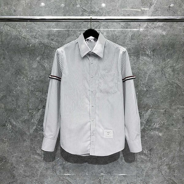 time striped shirt spring oxford long sleeve men's fashion casual cardigan shirt, White;black
time striped shirt spring oxford long sleeve men's fashion casual cardigan shirt, White;black