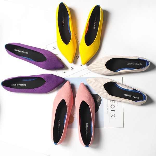women shoes pointed flat shoes 2023 spring and autumn new knitted breathable anti-slip beautiful color contrast breathable anti-, Black
women shoes pointed flat shoes 2023 spring and autumn new knitted breathable anti-slip beautiful color contrast breathable anti-, Black