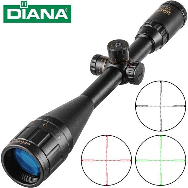Image of DIANA 6-24X50 hunting tactical Optical sight airsoft accessories Lock System airsoft scope Spotting scope for rifle hunting